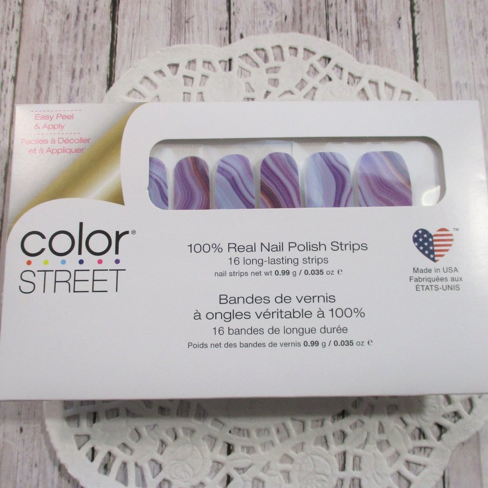 Color Street 100% Nail Polish Strips Ultraviolet Agate - Picture 4 of 6